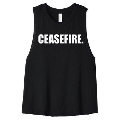 Ceasefire Women's Racerback Cropped Tank