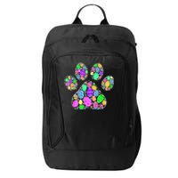 Cute Colorful Easter Eggs Dog Cat Paw Lover rabbit City Backpack