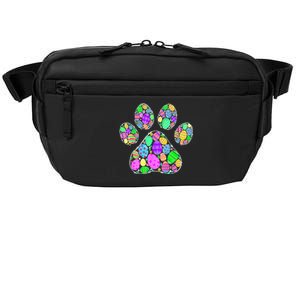 Cute Colorful Easter Eggs Dog Cat Paw Lover rabbit Crossbody Pack