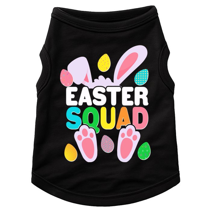 Cute Colorful Easter Squad Easter Bunny Rabbit Eggs Doggie Tank