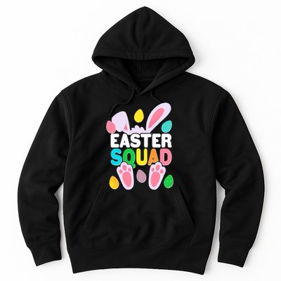 Cute Colorful Easter Squad Easter Bunny Rabbit Eggs Hoodie