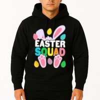 Cute Colorful Easter Squad Easter Bunny Rabbit Eggs Hoodie