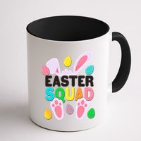 Cute Colorful Easter Squad Easter Bunny Rabbit Eggs Mug