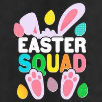 Cute Colorful Easter Squad Easter Bunny Rabbit Eggs Beanie