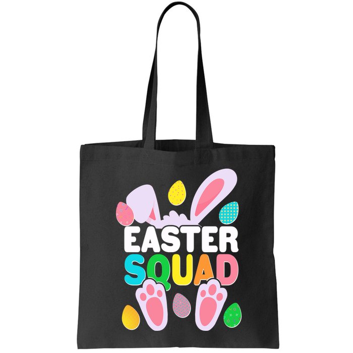 Cute Colorful Easter Squad Easter Bunny Rabbit Eggs Bag