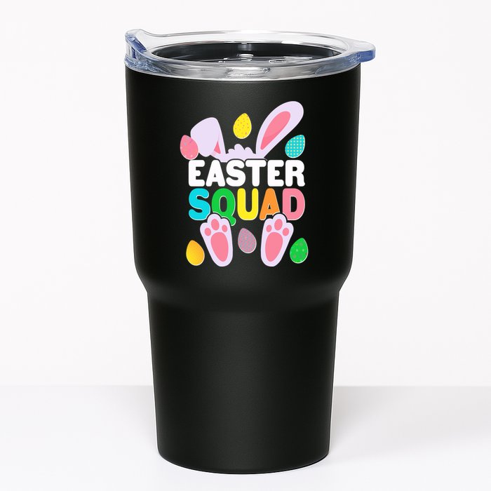 Cute Colorful Easter Squad Easter Bunny Rabbit Eggs Tumbler