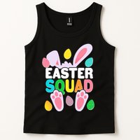Cute Colorful Easter Squad Easter Bunny Rabbit Eggs Tank Top