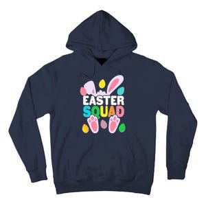 Cute Colorful Easter Squad Easter Bunny Rabbit Eggs Tall Hoodie