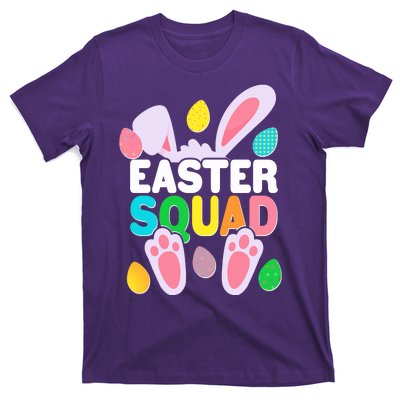 Cute Colorful Easter Squad Easter Bunny Rabbit Eggs T-Shirt