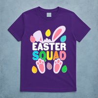 Cute Colorful Easter Squad Easter Bunny Rabbit Eggs T-Shirt