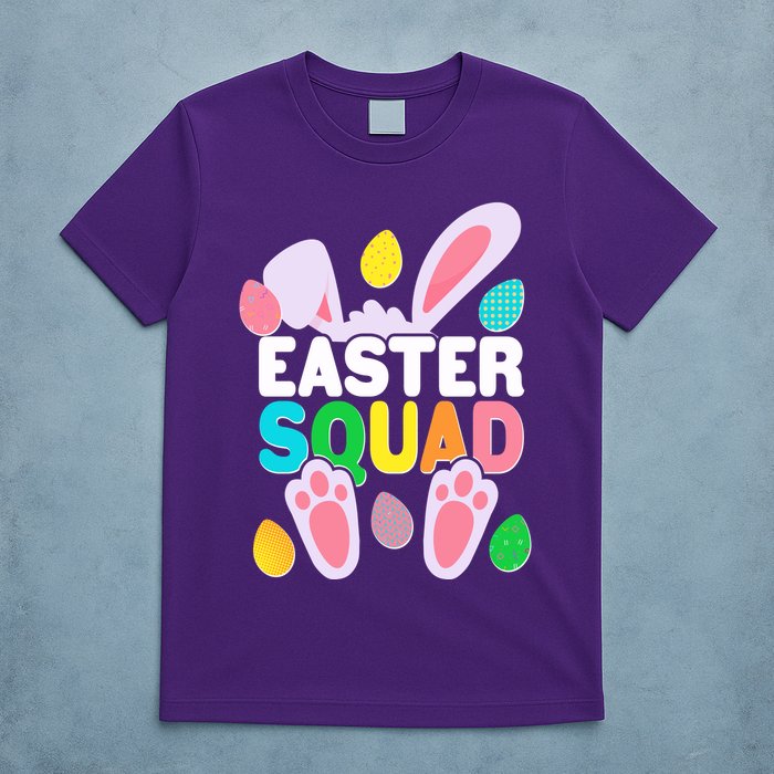 Cute Colorful Easter Squad Easter Bunny Rabbit Eggs T-Shirt