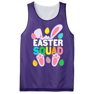 Cute Colorful Easter Squad Easter Bunny Rabbit Eggs Mesh Reversible Basketball Jersey Tank