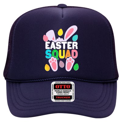 Cute Colorful Easter Squad Easter Bunny Rabbit Eggs Trucker Hat