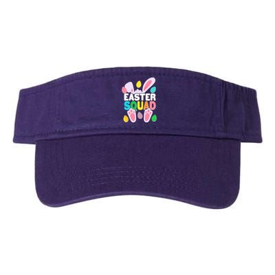 Cute Colorful Easter Squad Easter Bunny Rabbit Eggs Visor