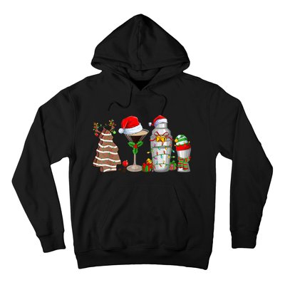 Christmas Cocktail Espresso Martini Drinking Party Bartender Hoodie