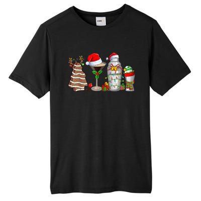 Christmas Cocktail Espresso Martini Drinking Party Bartender Tall Fusion ChromaSoft Performance T-Shirt