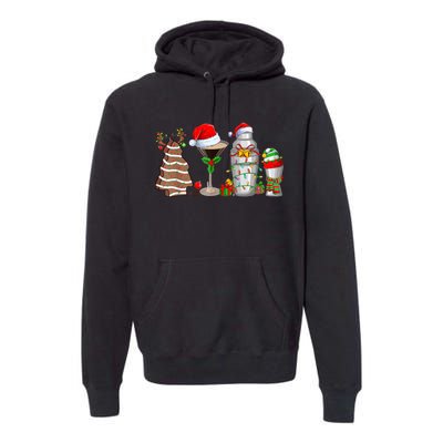 Christmas Cocktail Espresso Martini Drinking Party Bartender Premium Hoodie