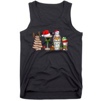 Christmas Cocktail Espresso Martini Drinking Party Bartender Tank Top