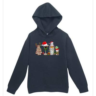 Christmas Cocktail Espresso Martini Drinking Party Bartender Urban Pullover Hoodie