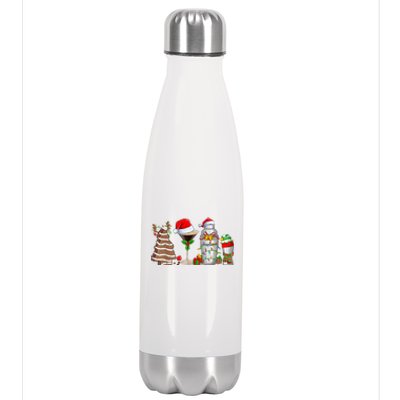 Christmas Cocktail Espresso Martini Drinking Party Bartender Stainless Steel Insulated Water Bottle