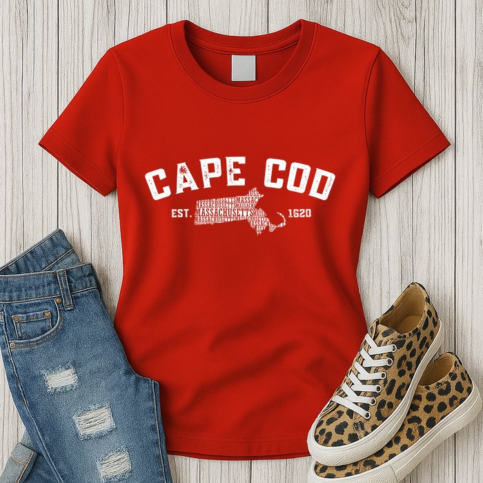 Cape Cod Est 1620 Womens T-Shirt