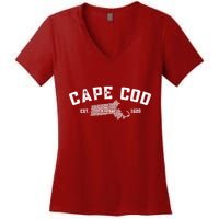 Cape Cod Est 1620 Women's V-Neck T-Shirt