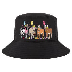 Cute Cow Easter Day Farm Animals Easter Eggs Bunny Cool Comfort Performance Bucket Hat