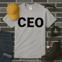 Ceo Chief Executive Officer Highest Ranking Executive Management Of Organization Tall T-Shirt