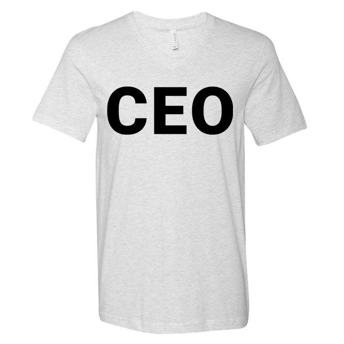 Ceo Chief Executive Officer Highest Ranking Executive Management Of Organization V-Neck T-Shirt