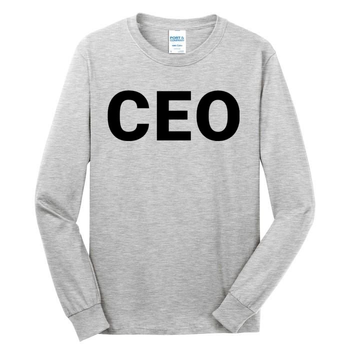 Ceo Chief Executive Officer Highest Ranking Executive Management Of Organization Tall Long Sleeve T-Shirt