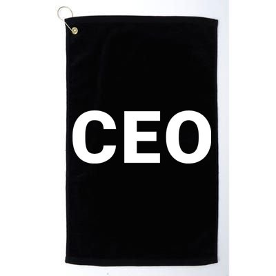 Ceo Chief Executive Officer Highest Ranking Executive Management Of Organization Golf Towel