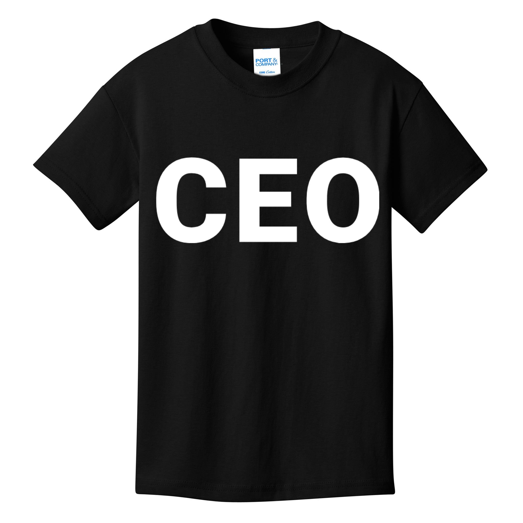 Ceo Chief Executive Officer Highest Ranking Executive Management Of Organization Kids T-Shirt