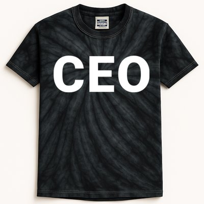 Ceo Chief Executive Officer Highest Ranking Executive Management Of Organization Kids Tie-Dye T-Shirt