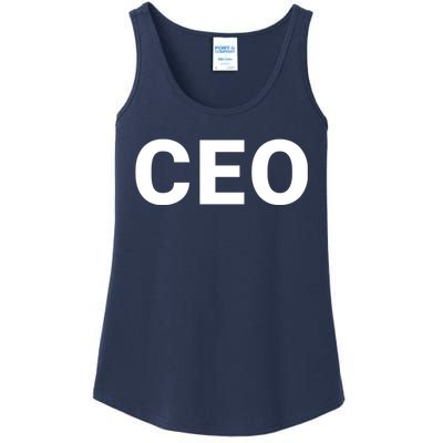 Ceo Chief Executive Officer Highest Ranking Executive Management Of Organization Ladies Essential Tank