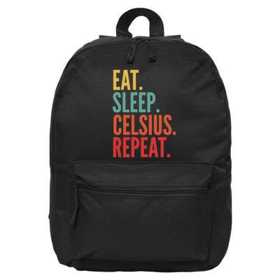 Celsius Crypto, Eat Sleep Celsius Repeat 16 in Basic Backpack