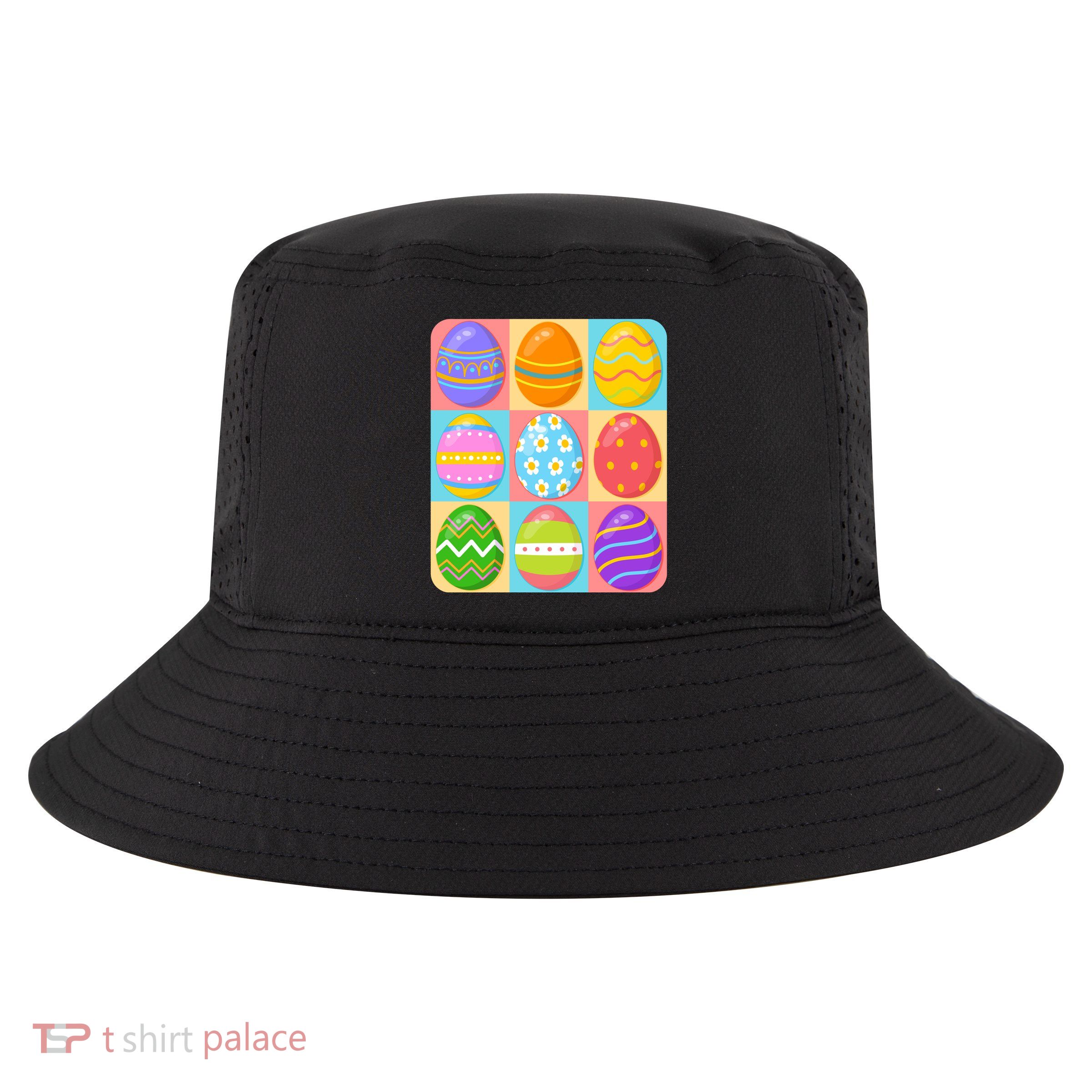 Cute Colorful Easter Egg Pop Art Cool Comfort Performance Bucket Hat