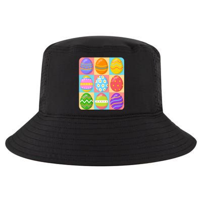 Cute Colorful Easter Egg Pop Art Cool Comfort Performance Bucket Hat