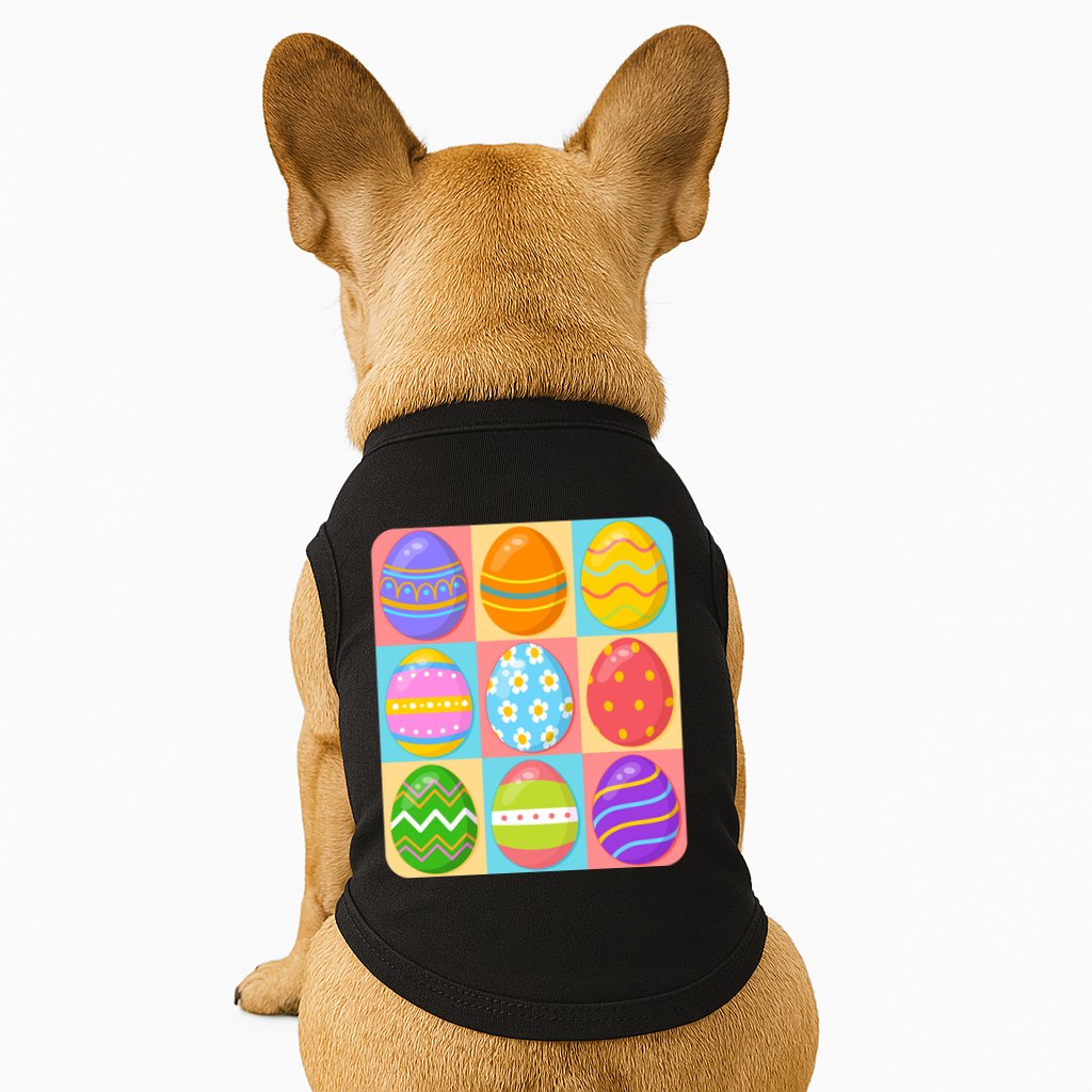 Cute Colorful Easter Egg Pop Art Doggie Tank