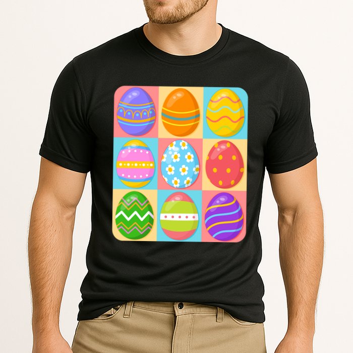 Cute Colorful Easter Egg Pop Art Performance Shirt