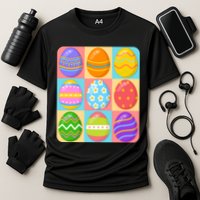 Cute Colorful Easter Egg Pop Art Performance Shirt