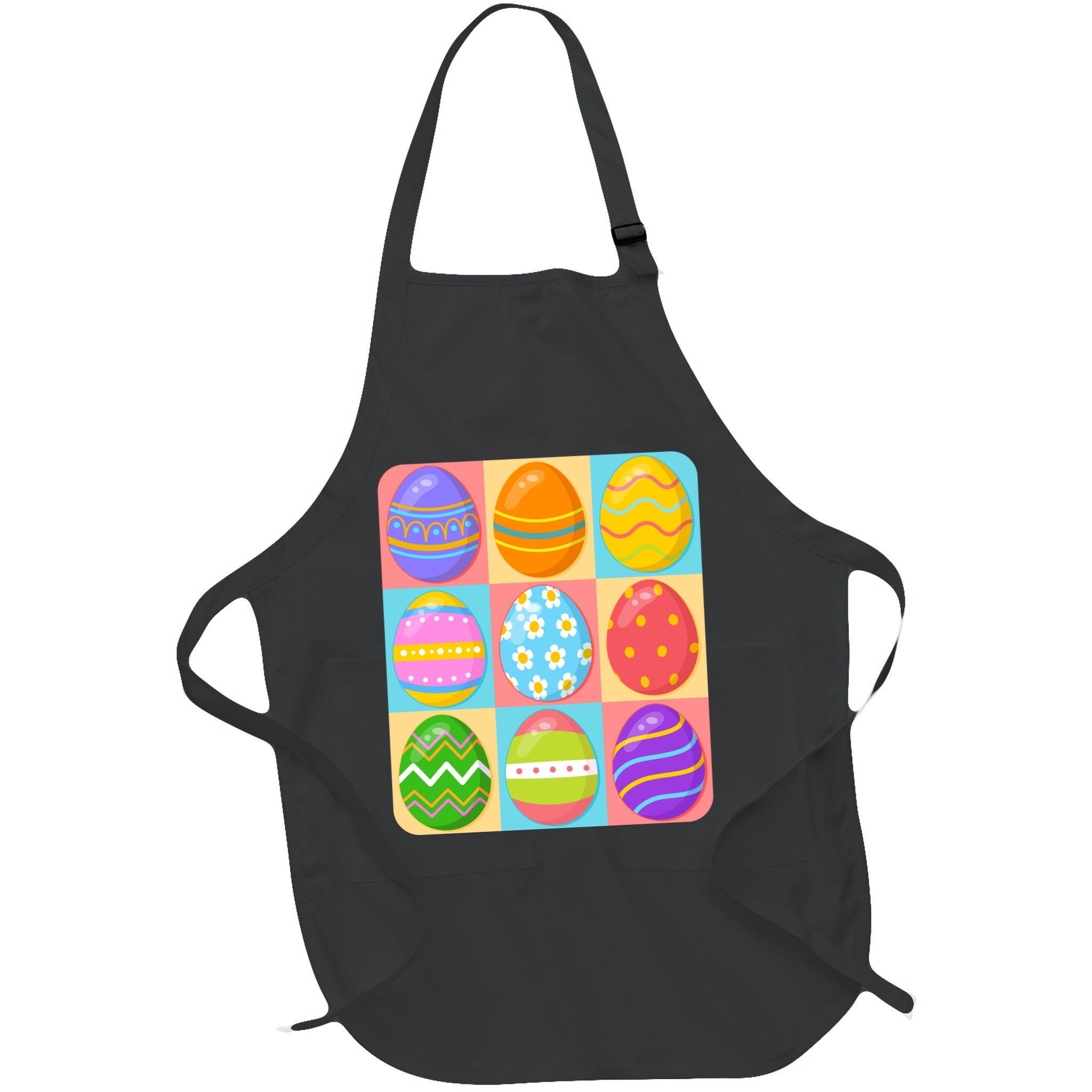Cute Colorful Easter Egg Pop Art Apron