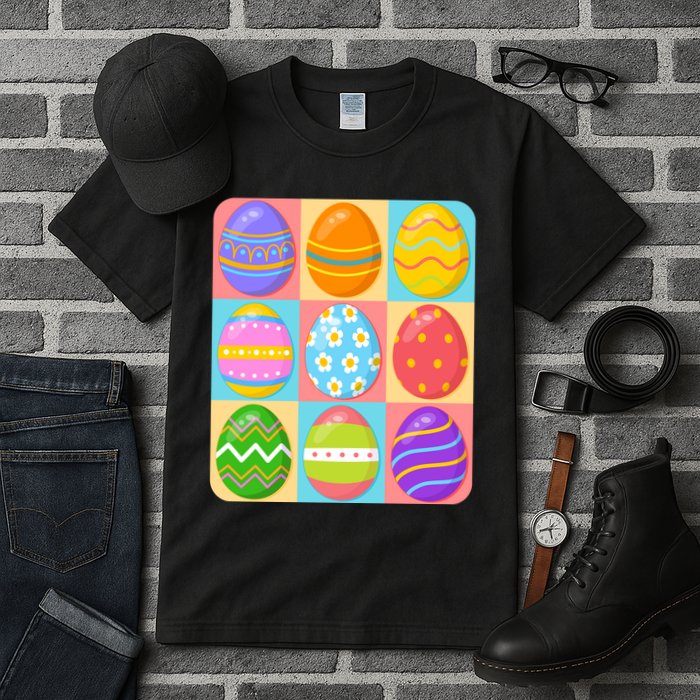 Cute Colorful Easter Egg Pop Art Tall T-Shirt
