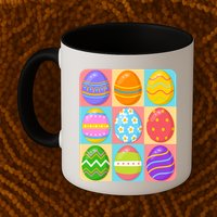Cute Colorful Easter Egg Pop Art Mug
