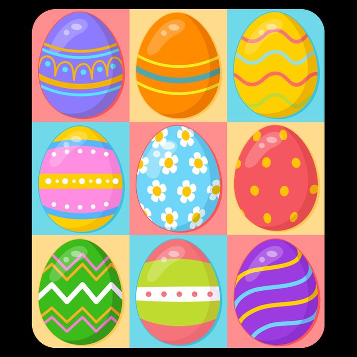 Cute Colorful Easter Egg Pop Art 16 in Basic Backpack