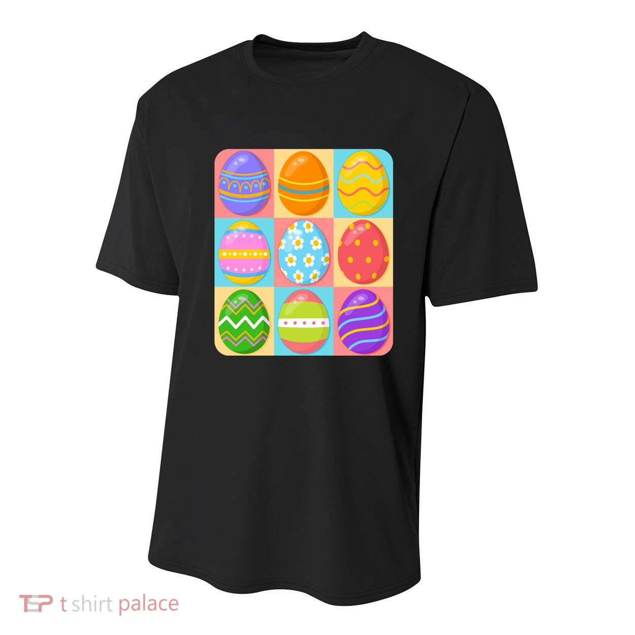 Cute Colorful Easter Egg Pop Art Youth Performance Sprint T-Shirt