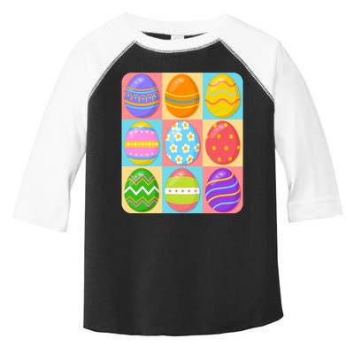 Cute Colorful Easter Egg Pop Art Toddler Fine Jersey T-Shirt
