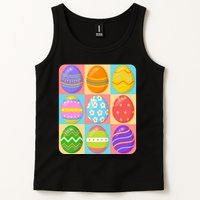 Cute Colorful Easter Egg Pop Art Tank Top