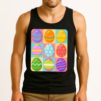 Cute Colorful Easter Egg Pop Art Tank Top