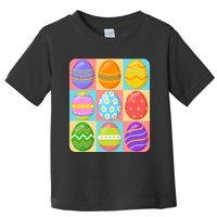 Cute Colorful Easter Egg Pop Art Toddler T-Shirt