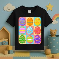 Cute Colorful Easter Egg Pop Art Toddler T-Shirt